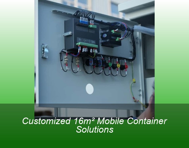 Customized 16m² Mobile Container Solutions
