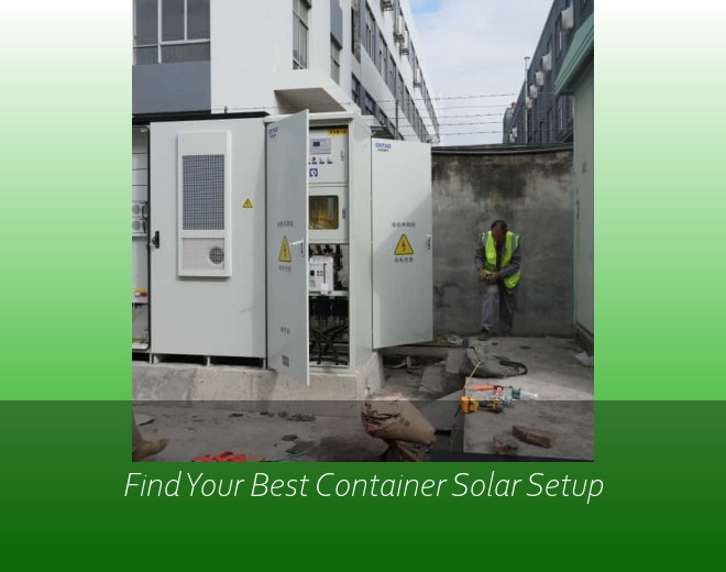 Find Your Best Container Solar Setup