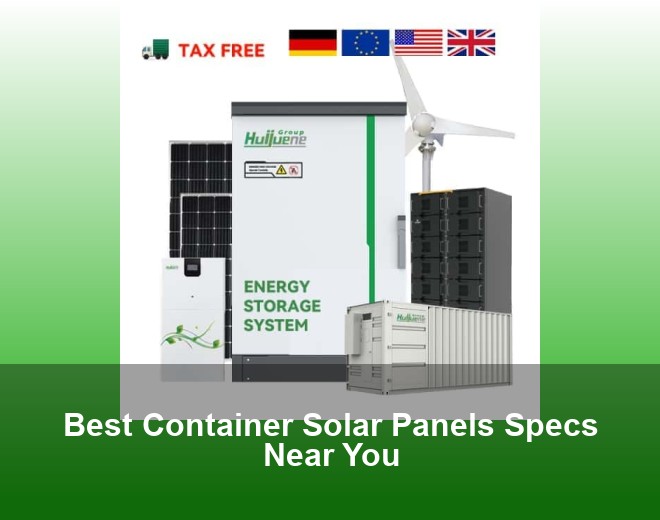 Best Container Solar Panels Specs Near You
