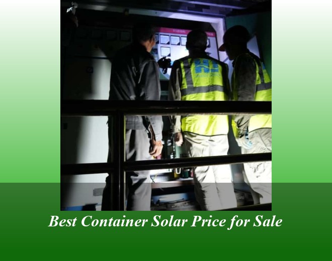 Best Container Solar Price for Sale