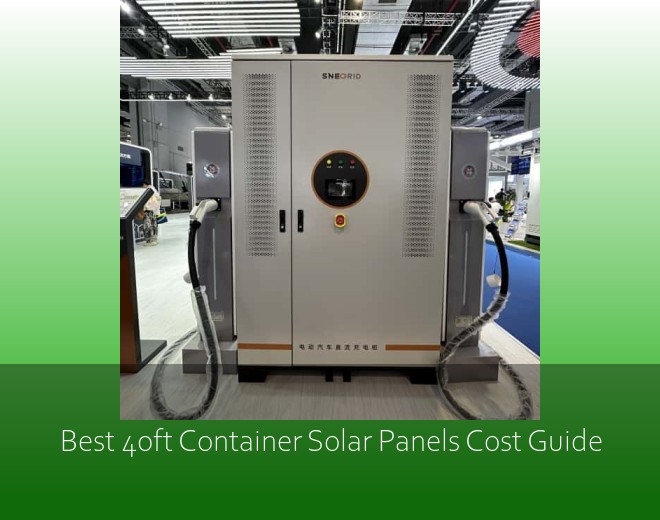 Best 40ft Container Solar Panels Cost Guide