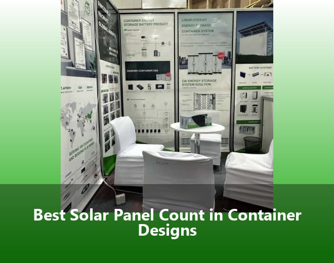 Best Solar Panel Count in Container Designs