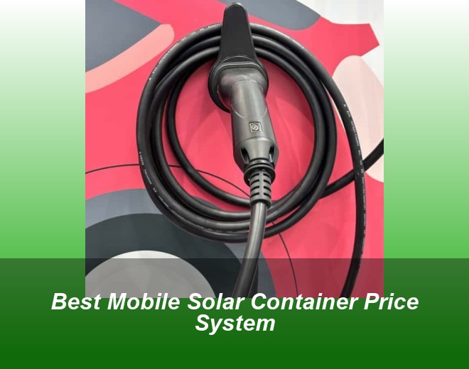 Best Mobile Solar Container Price System