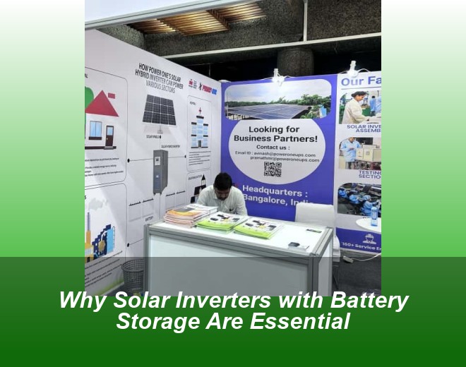 Why Solar Inverters with Battery Storage Are Essential