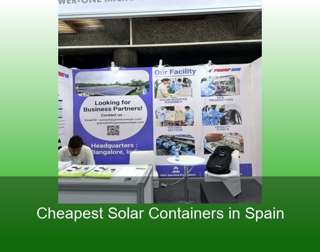 Cheapest Solar Containers in Spain