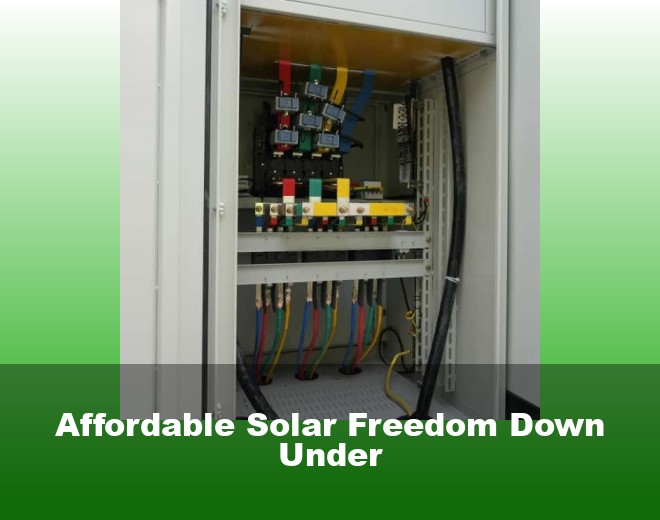 Affordable Solar Freedom Down Under