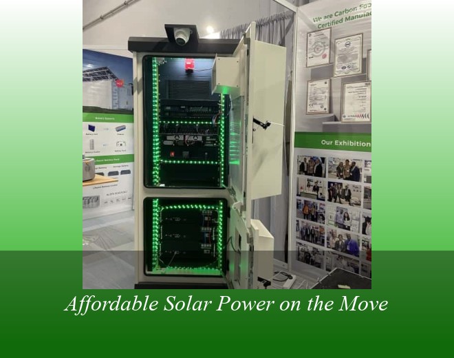 Affordable Solar Power on the Move