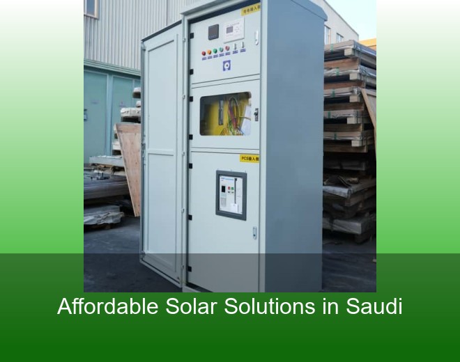 Affordable Solar Solutions in Saudi