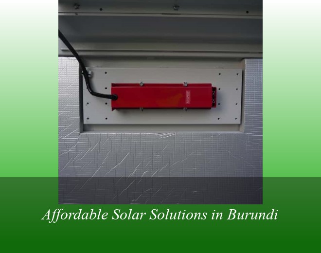 Affordable Solar Solutions in Burundi
