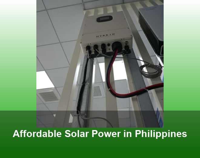Affordable Solar Power in Philippines