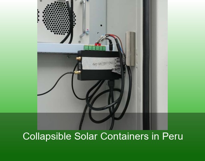 Collapsible Solar Containers in Peru