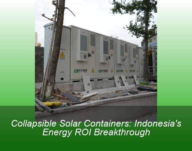 Collapsible Solar Containers: Indonesia's Energy ROI Breakthrough