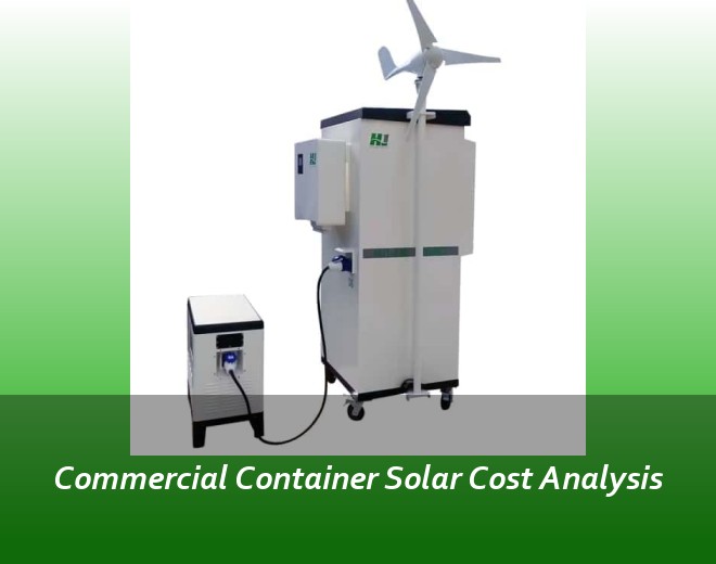 Commercial Container Solar Cost Analysis