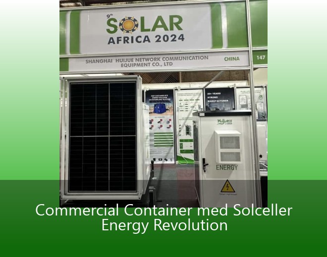 Commercial Container med Solceller Energy Revolution