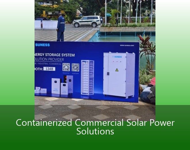 Containerized Commercial Solar Power Solutions