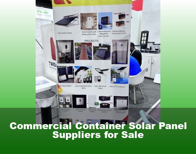 Commercial Container Solar Panel Suppliers for Sale