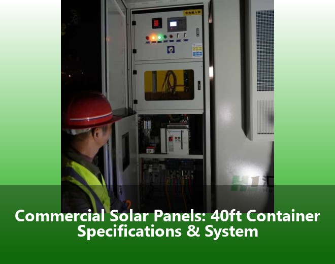 Commercial Solar Panels: 40ft Container Specifications & System