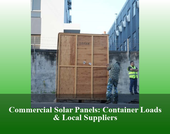 Commercial Solar Panels: Container Loads & Local Suppliers