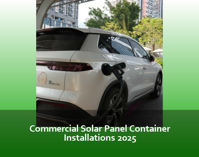 Commercial Solar Panel Container Installations 2025