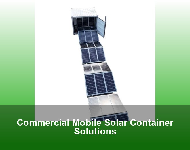 Commercial Mobile Solar Container Solutions
