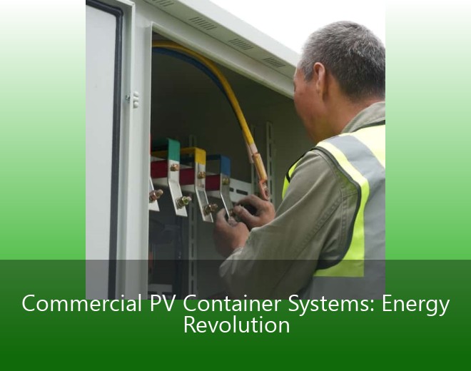 Commercial PV Container Systems: Energy Revolution