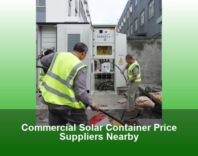 Commercial Solar Container Price Suppliers Nearby
