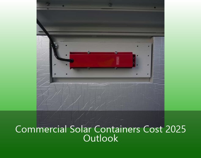 Commercial Solar Containers Cost 2025 Outlook