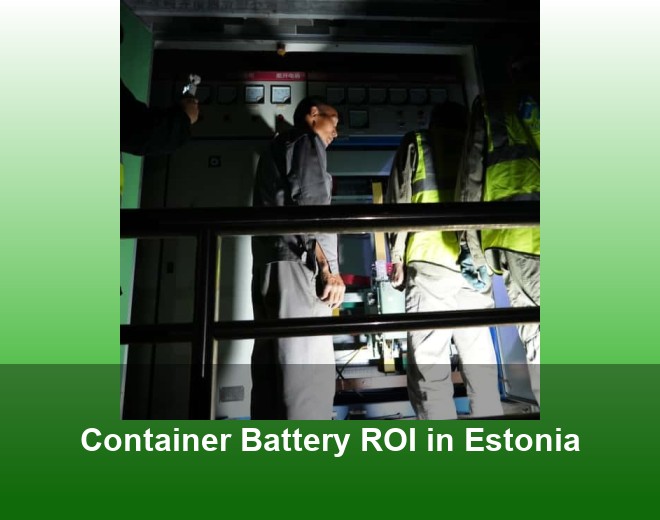 Container Battery ROI in Estonia