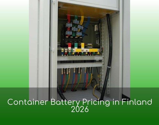 Container Battery Pricing in Finland 2026