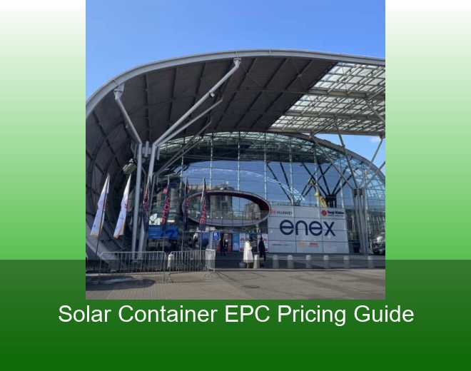 Solar Container EPC Pricing Guide