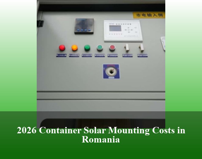 2026 Container Solar Mounting Costs in Romania