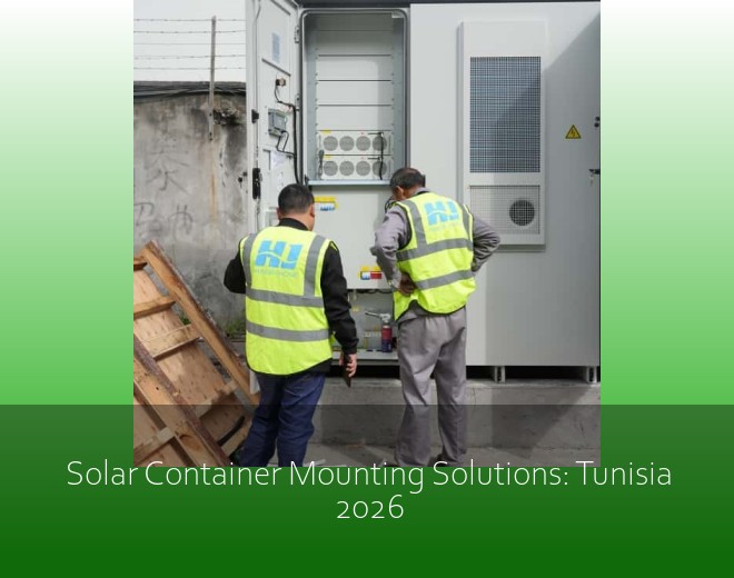 Solar Container Mounting Solutions: Tunisia 2026