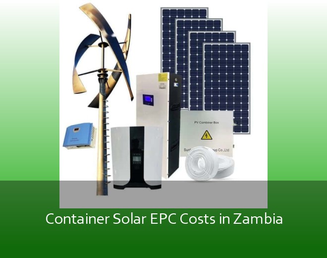 Container Solar EPC Costs in Zambia