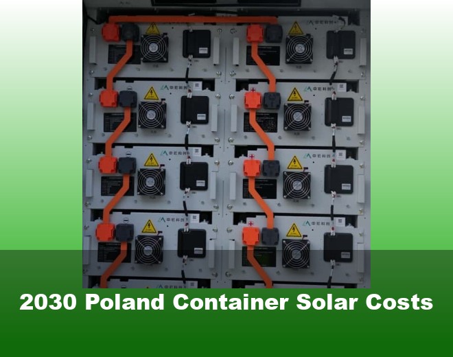 2030 Poland Container Solar Costs