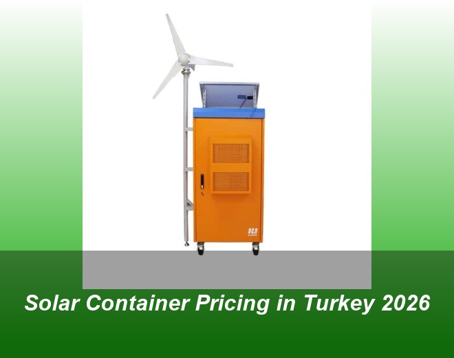 Solar Container Pricing in Turkey 2026