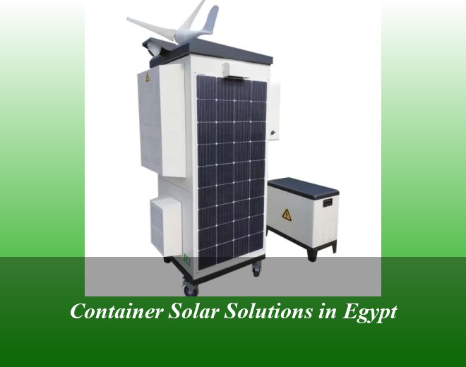 Container Solar Solutions in Egypt