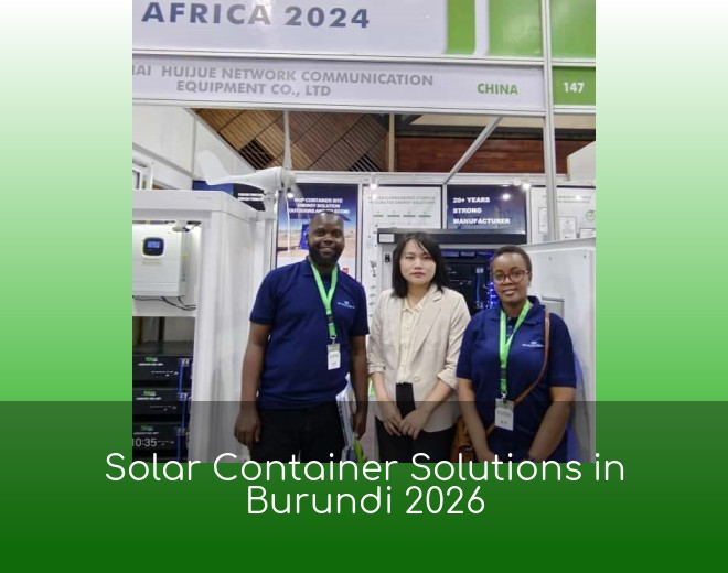 Solar Container Solutions in Burundi 2026
