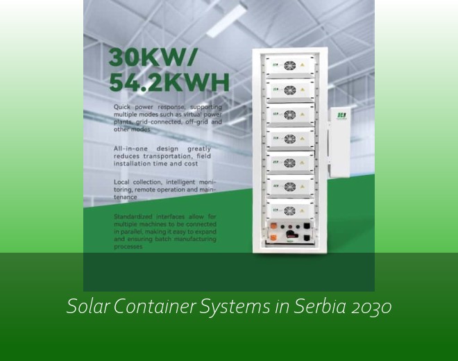 Solar Container Systems in Serbia 2030