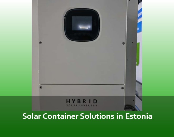 Solar Container Solutions in Estonia