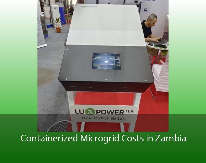 Containerized Microgrid Costs in Zambia