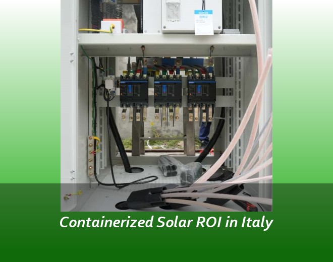 Containerized Solar ROI in Italy