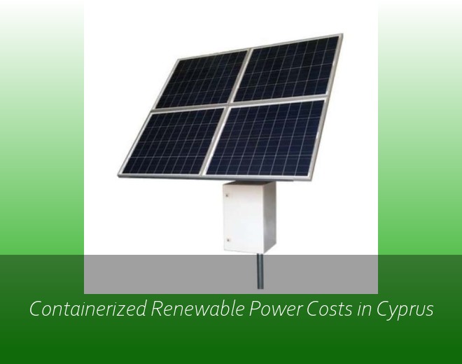 Containerized Renewable Power Costs in Cyprus