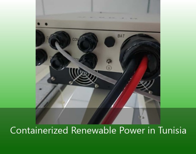 Containerized Renewable Power in Tunisia