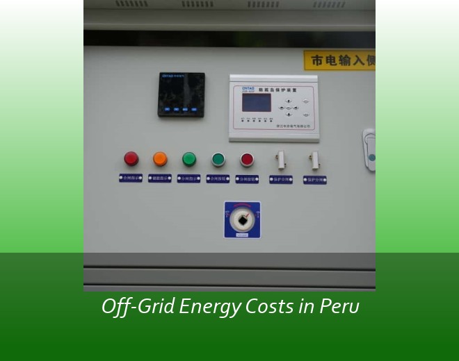 Off-Grid Energy Costs in Peru