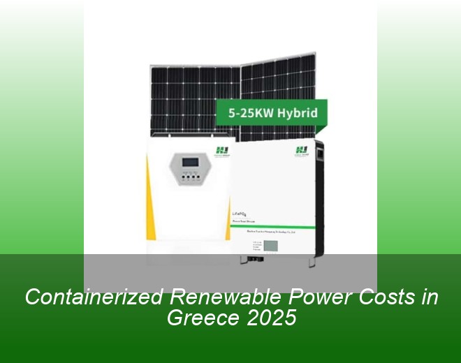 Containerized Renewable Power Costs in Greece 2025