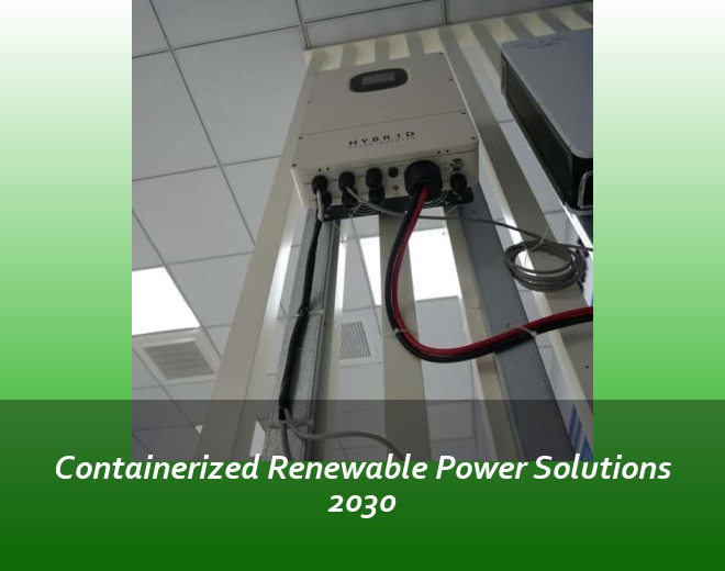 Containerized Renewable Power Solutions 2030