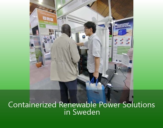 Containerized Renewable Power Solutions in Sweden