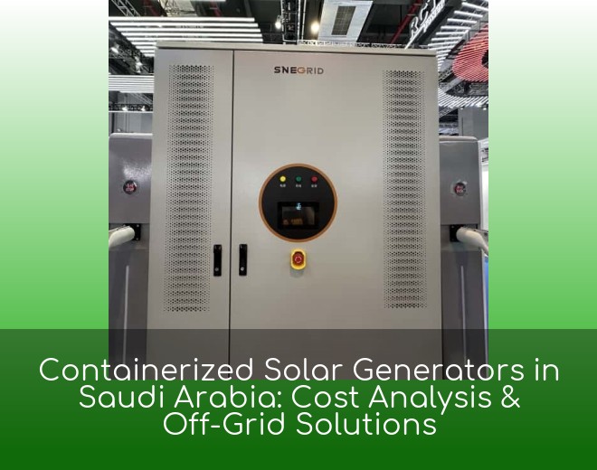Containerized Solar Generators in Saudi Arabia: Cost Analysis & Off-Grid Solutions