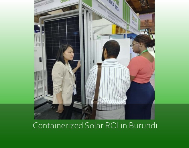 Containerized Solar ROI in Burundi
