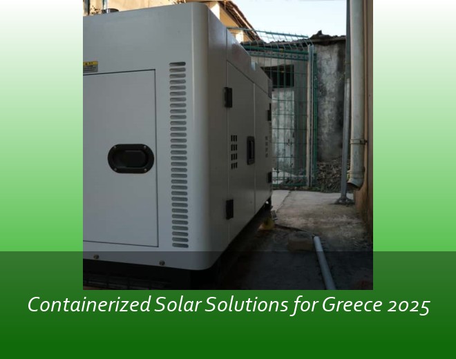 Containerized Solar Solutions for Greece 2025